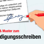 Kündigungsschreiben – So formulieren Sie Ihre Kündigung richtig und professionell