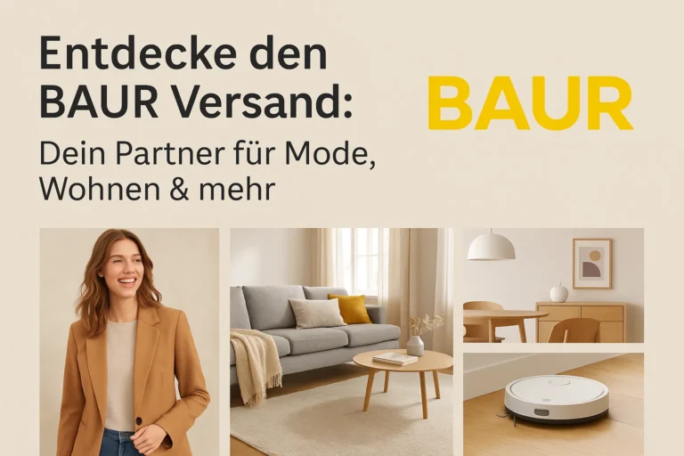 Entdecke den BAUR Versand: Dein Partner für Mode, Wohnen mehr