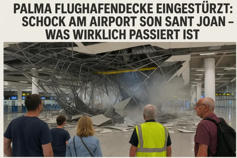 Palma Flughafen Decke eingestürzt