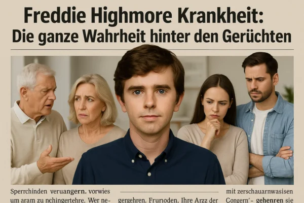 Freddie Highmore Krankheit