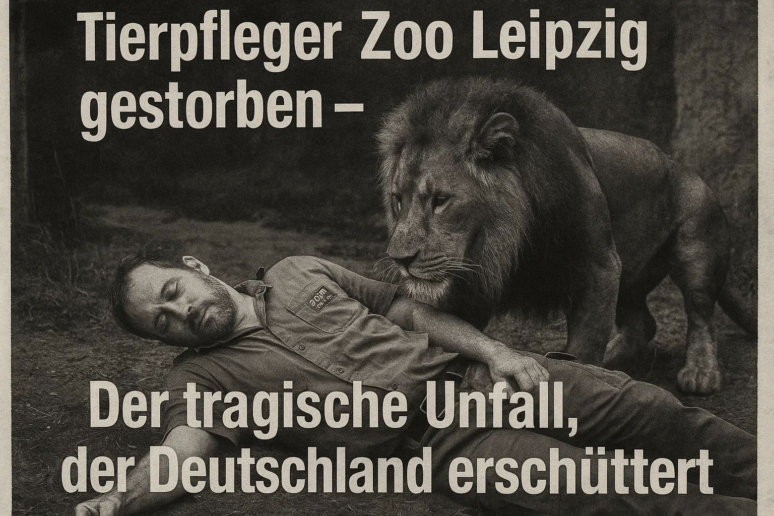 Tierpfleger Zoo Leipzig gestorben