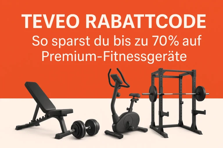 Teveo Rabattcode: So sparst du bis zu 70% auf Premium-Fitnessgeräte