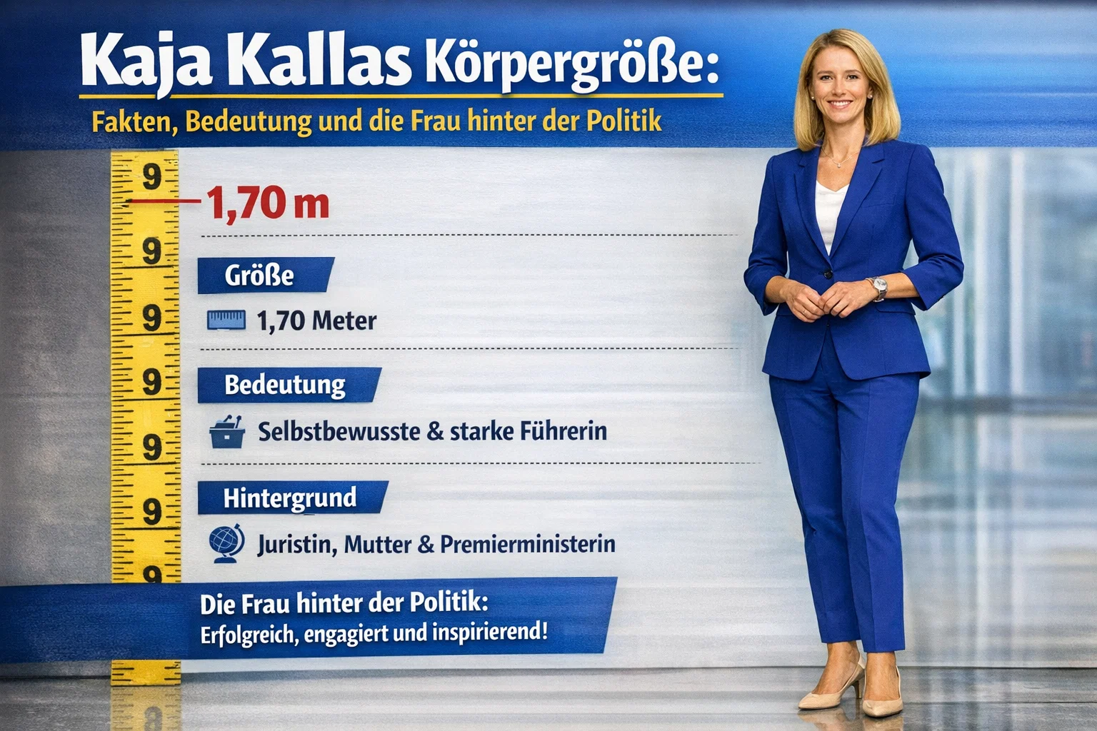 Kaja Kallas Körpergröße