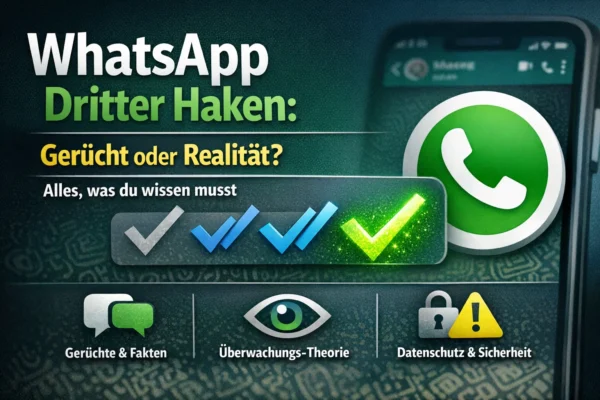 WhatsApp dritter Haken