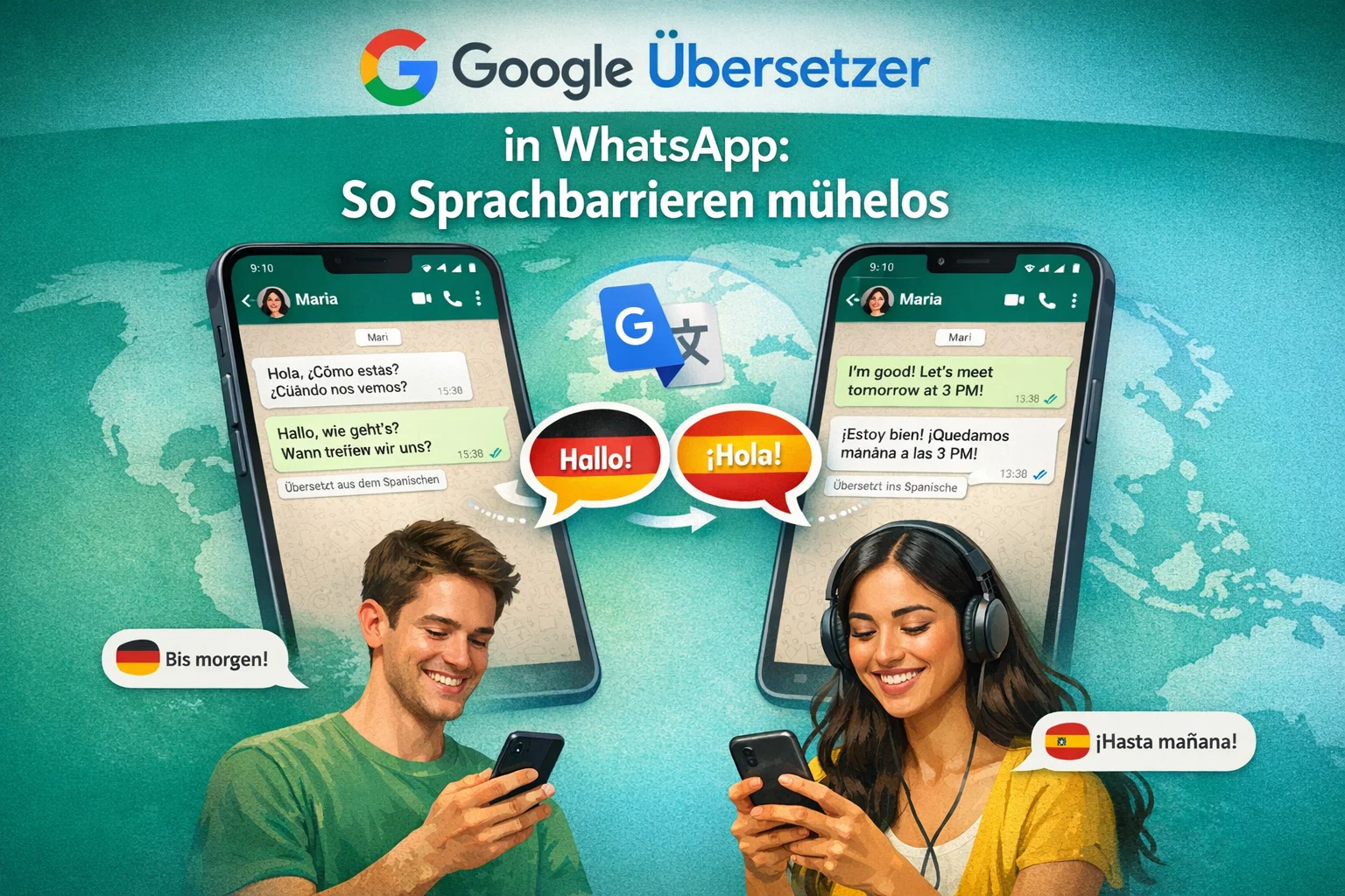 Google Übersetzer in WhatsApp
