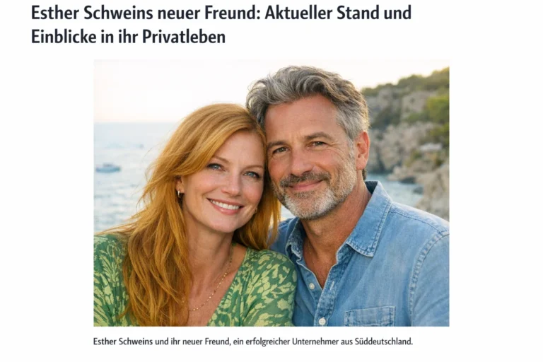 Esther Schweins neuer Freund: Aktueller Stand und Einblicke in ihr Privatleben