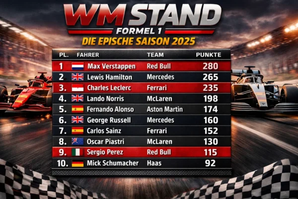 WM Stand Formel 1