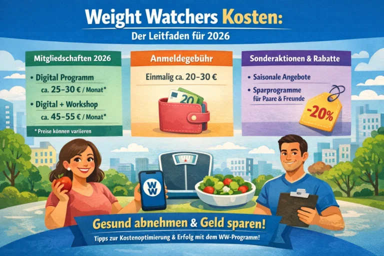 Weight Watchers Kosten: Der Leitfaden für 2026