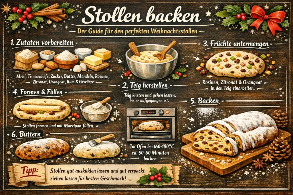 Stollen backen