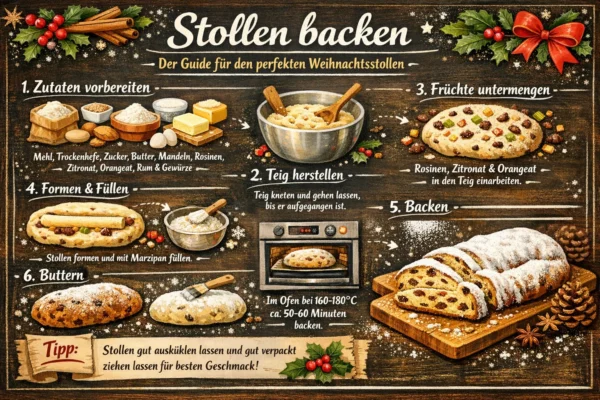 Stollen backen