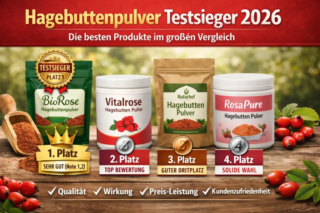 Hagebuttenpulver Testsieger