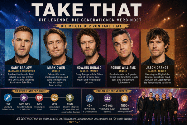 Mitglieder von Take That