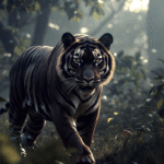Schwarzer Tiger