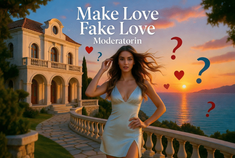 Make Love Fake Love Moderatorin