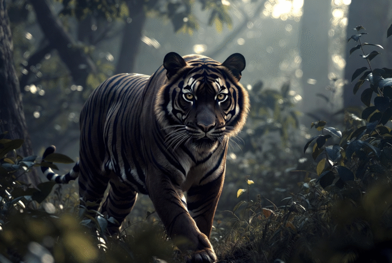 Schwarzer Tiger