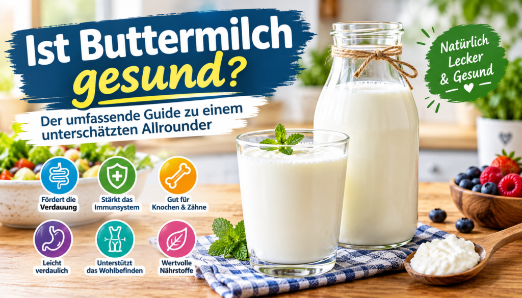 Ist Buttermilch gesund